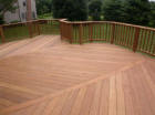 Ipe with white ipe rails